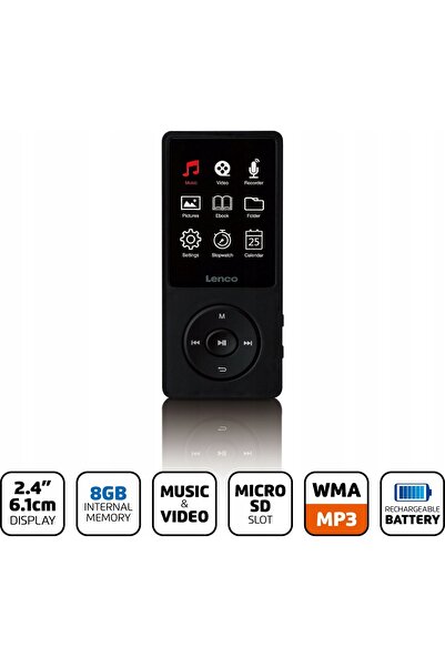 Lenco Player MP3/MP4 Xemio-669BK Negru