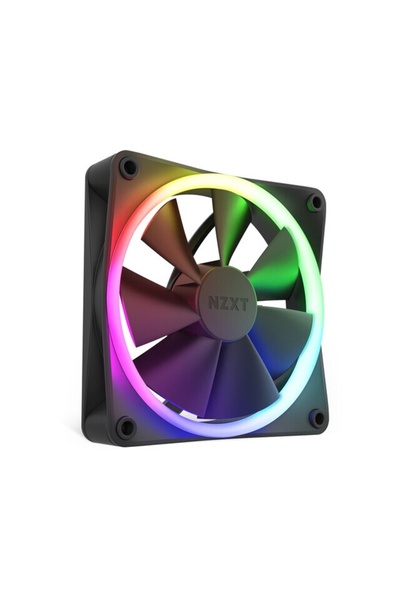 Nzxt Ventilator RGB F120 120mm Negru Control WiFi CAM Efecte RGB