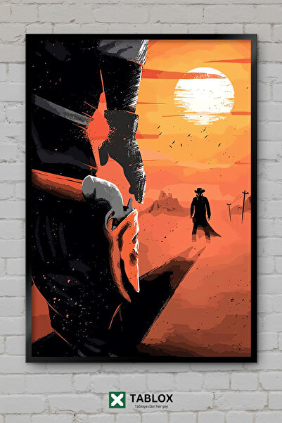 tablomaxtbx Za nekoliko dolara više poster filma Divljeg zapada uokviren deko...