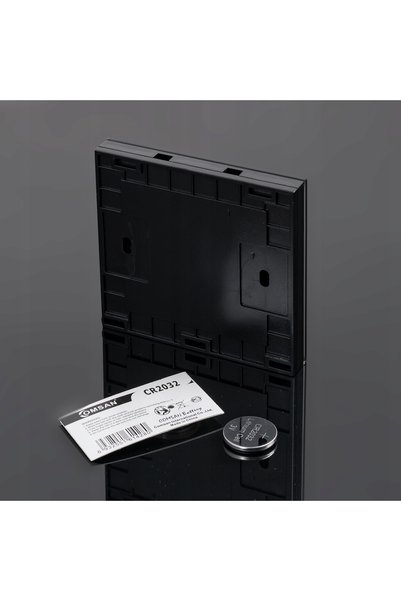 Appio 2x Întrerupător LED pentru scară, cu sticlă în cruce "