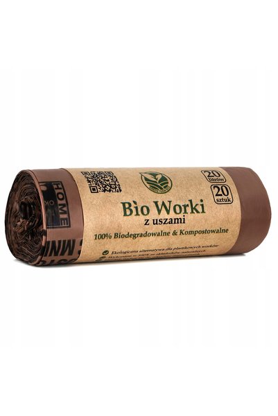 Sipeko Pungi biodegradabile compostabile BIO Ecologice PENTRU DEȘEURI 20l 6x20