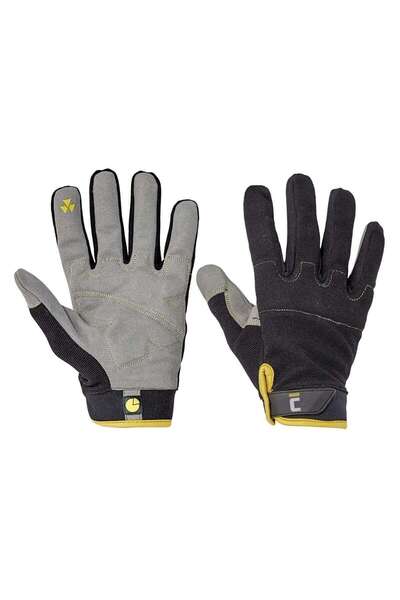 OEM Manusi de protectie, Epops, piele artificiala de caprioara + spandex, neg...
