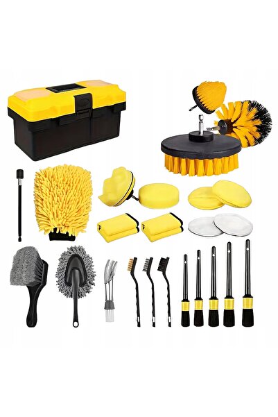 PRONET Kit de detailing pentru curățarea mașinilor și a vehiculelor, cutie XXL