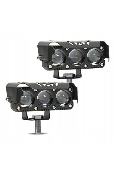 BDS LUMINĂ DE LUCRU HALOGEN CU RAZĂ LUNGĂ DE ACȚIUNE LED CU 2 CULORI 60W 2 BUC.