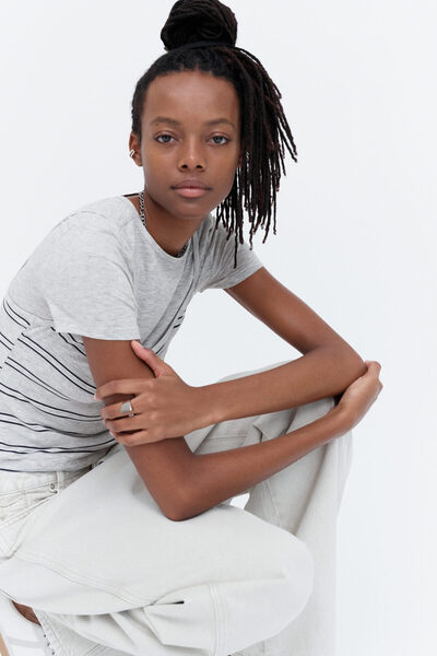 H&M Katmanlı Jarse Üst