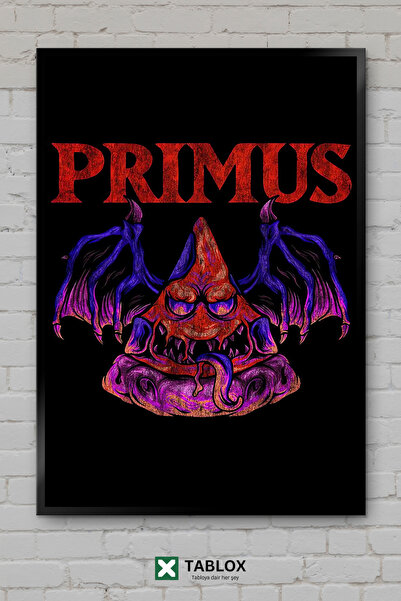tablomaxtbx Frizzle Fry Primus Rock Music Group Διακοσμητικό Τέχνημα Τοίχου μ...