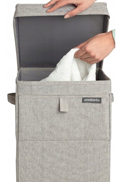 Brabantia Coș de rufe 120428 LaundryToGo 35 l Gri