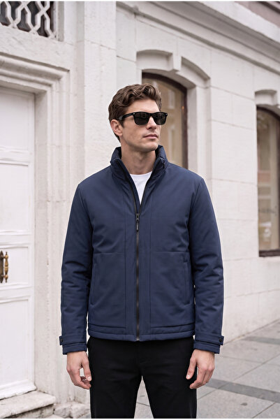 BASEL.CO High Collar Waterproof Padded Basic Coat