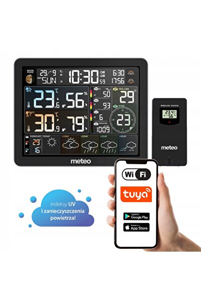 METEO Stație meteo WIFI + Monitor de calitate a aerului