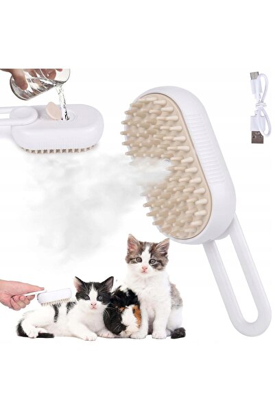 NO BRAND Perie electrică cu aburi 360 pentru pisici, câini și animale de comp...