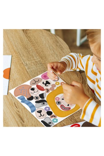 dodotoys Animale amuzante, set magnetic 77 piese