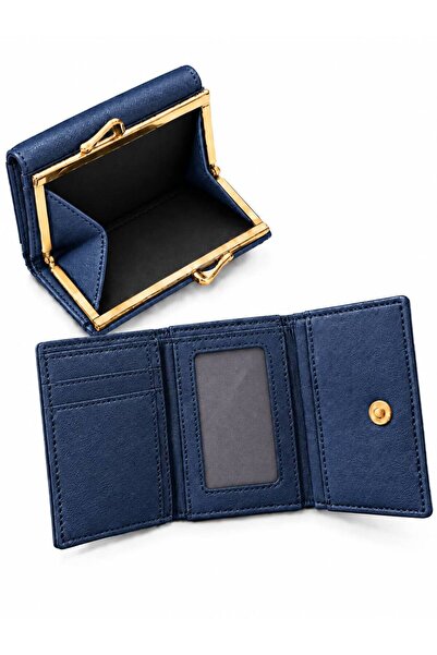 Fiori Luxury Design Metal Clip Women's Wallet and Card Holder Combination