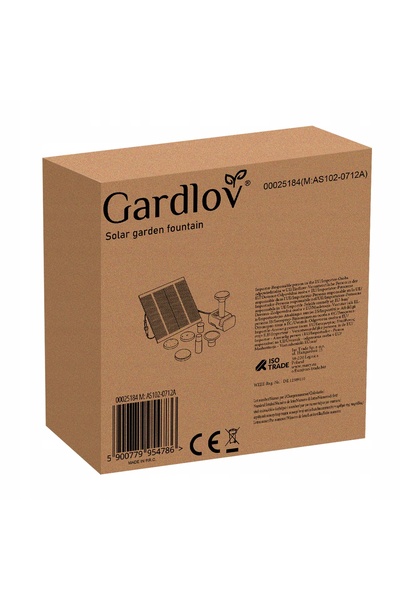ISO TRADE Gardlov 25184 fântână solară