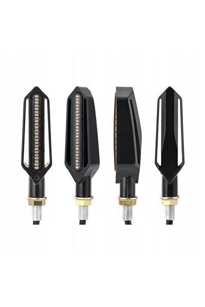 NO BRAND 2x LED DRL Dinamice Secvențiale Semnalizatoare pentru Motociclete și...