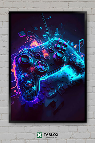 tablomaxtbx Igra Igre Playstation Igraća konzola Igrač Poster Uramljen Dekora...