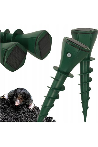 Ikonka KX3282 Dispozitiv solar anti-vizoni și pescăruși, 2 bucăți