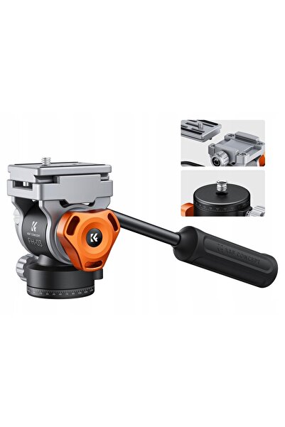 K&F CONCEPT K&F FH-03 5kg Metalică 1/4 3/8 Arca Swiss Cap video panoramic cu ...