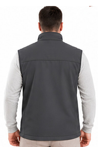 PRİNTCRAFT RENKLİ DÜŞLER ATÖLYESİ Vestă softshell de lucru unisex – Vestă pentru personal corporativ cu logo-ul companiei, imprimată personalizat, cu guler înalt și buzunare cu fermoar