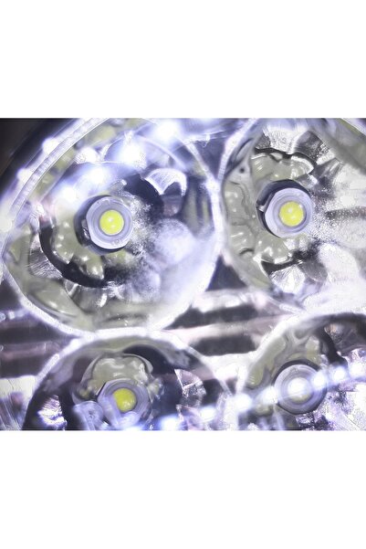 Interlook Lumini de zi LED DRL rotunde metalice