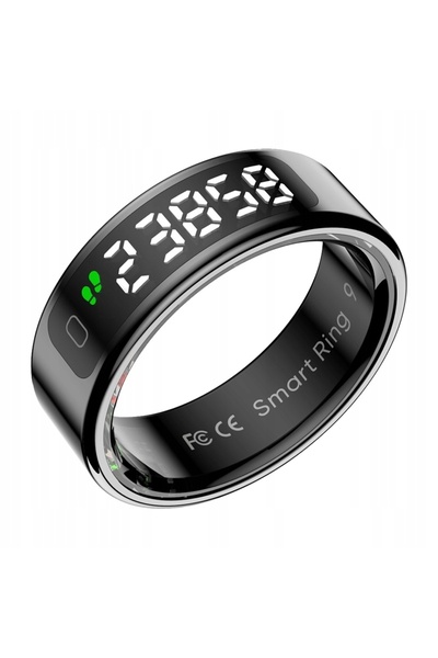 COLMI Smartring R12 negru 19.1 mm mărimea 9 LED HR SpO sen 1ATM