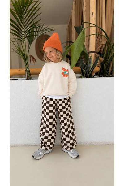 tiny lily Children's Oversize Sweatshirt and Sweatpants Set