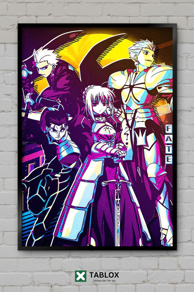 tablomaxtbx Sudbina Retro Anime Igra Lik Fantazijski Poster Okvir Izgled Deko...