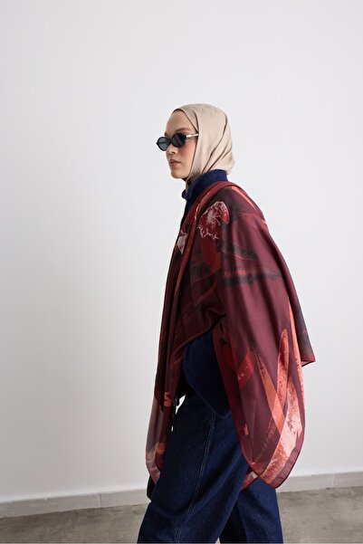 Modakaşmir Florance Pattern Shoulder Shawl