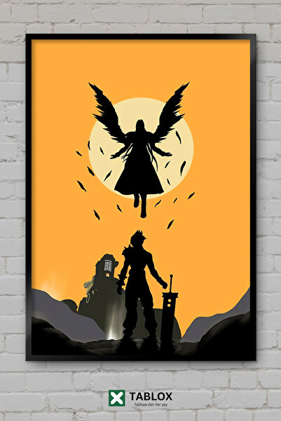 tablomaxtbx Final Fantasy Βιντεοπαιχνίδια RPG Φανταστική Ιαπωνική αφίσα με πλ...
