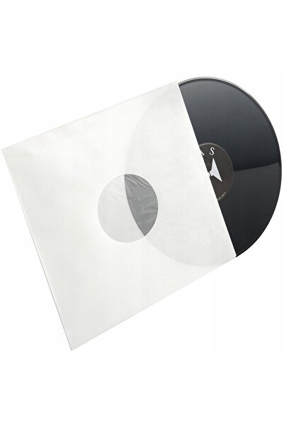 SIMPLY ANALOG Plicuri antistatice pentru 12 inch (25 bucăți) Alb