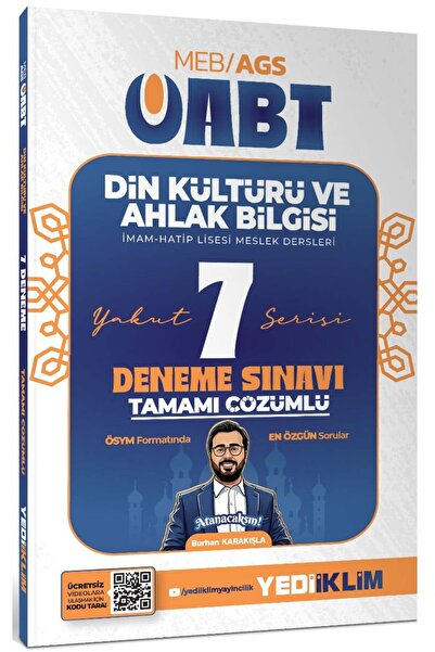 Yediiklim Yayınları 2027 MEB AGS ÖABT Safir 5 Deneme+Yakut 7 Deneme+Soru Bankası Seti 3 Kitap