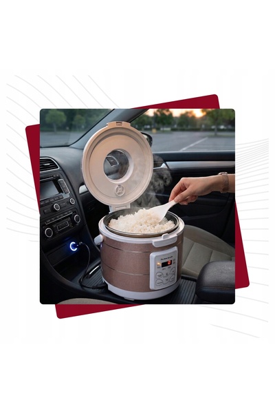 NO BRAND Orezieră de 3L, multicooker auto 12V 24V, pentru camping, autobuz TIR