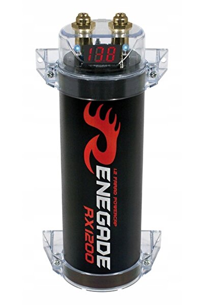 Renegade Condensator audio auto de 1.2F pentru amplificator auto RX1200