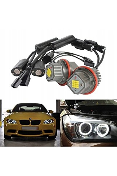 BDS Lămpi LED inelare de 160W, lămpi de gabarit pentru BMW E39 E53 E60 E61 E6...