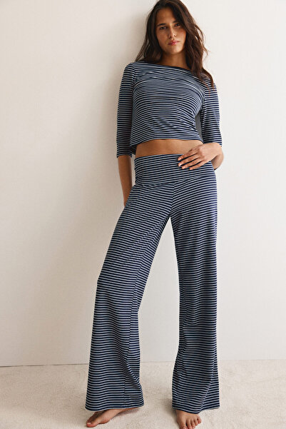 H&M Pamuklu Pijama Takımı