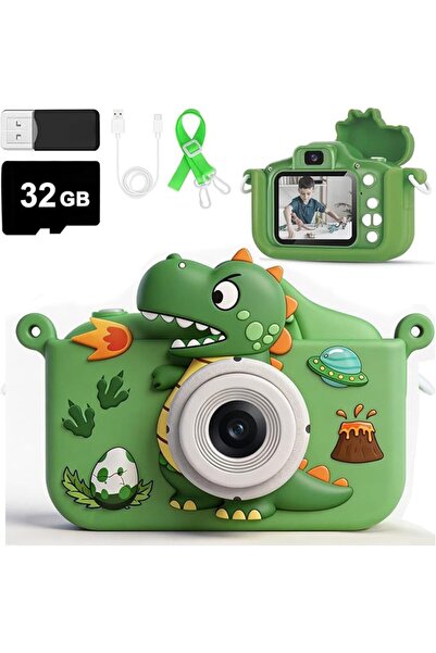Generic Children Camera, 32GB Digital Cameras for Kids, Dinosaurs Birthday Gi...