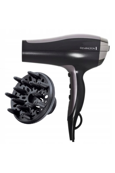 Remington Uscător de păr D5220 turbo 2400W ionizare 90 km difuzor de păr
