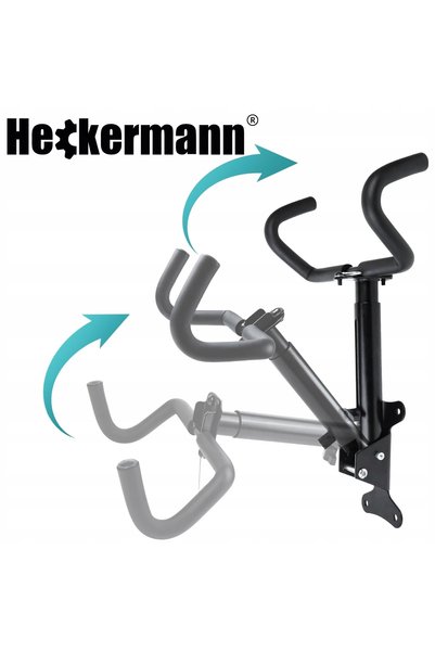 Heckermann Suport de perete pentru bicicletă, cârlig rezistent pentru bicicle...