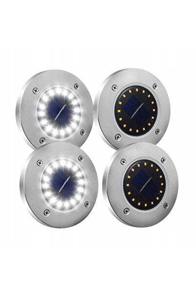 Retoo Lumină solară de grădină cu țăruș, pentru exterior, cu 16 LED-uri, set ...