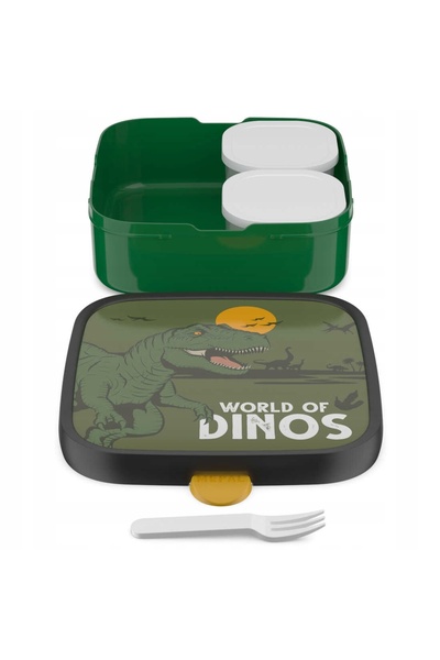 Mepal LUNCHBOX CAMPUS BENTO MARE DINO CU FURCĂ 1650 ML