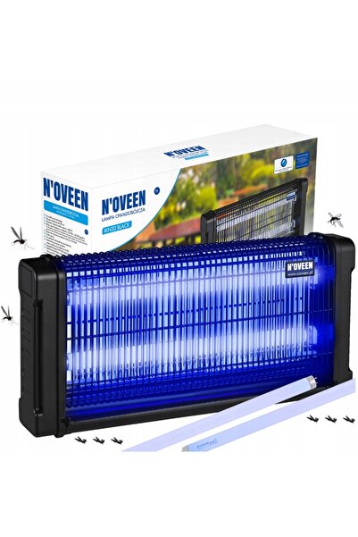 Noveen Lampă insecticidă capcană eficientă WABIK IKN20 NEGRU 20W 250m² Țânțar...