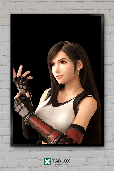 tablomaxtbx Final Fantasy Vii Remake Βιντεοπαιχνίδια Rpg Αφίσα με κορνίζα Δια...