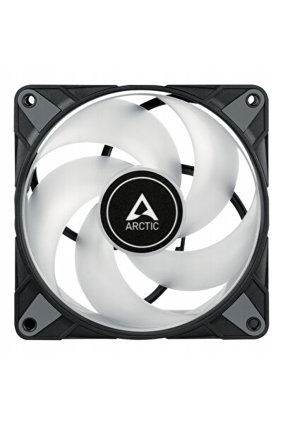 Arctic P12 PWM PST RGB BLACK pachet de 3 ventilatoare + HUB