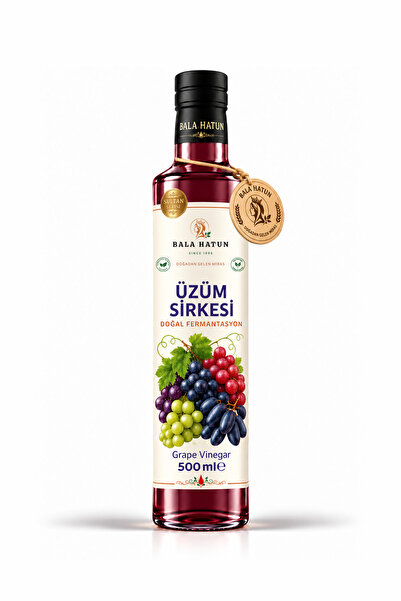 Üzüm Sirkesi 500ml - Doğal Fermantasyon - Grape Vinegar