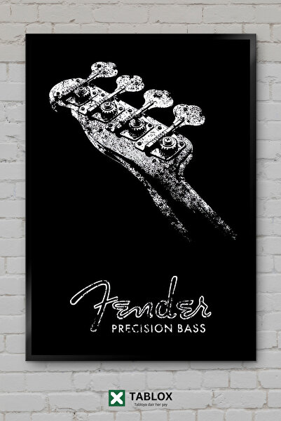 tablomaxtbx Κιθάρα Fender Precision Bass Μουσικό Όργανο Ροκ Αφίσα με Κορνίζα ...