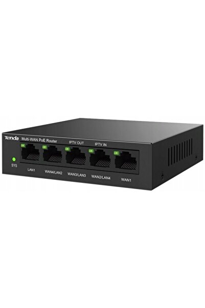 Tenda Router G0-5G-PoE cu 5 porturi 1GbE PoE