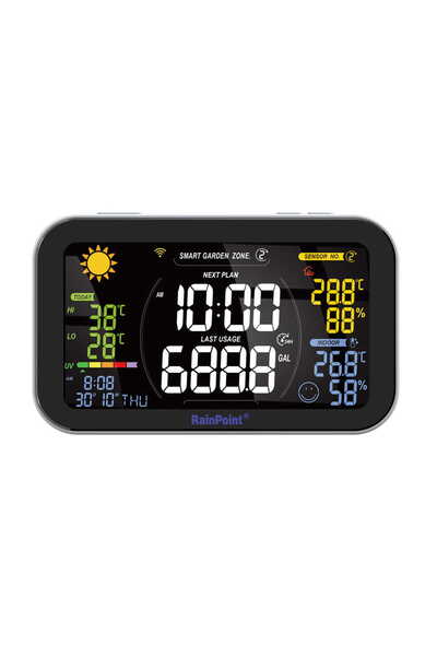 RAINPOINT Controler Central WiFi HIS019WRF Controler Dublu de Irigații HTV213FRF