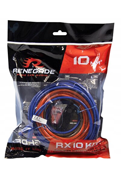 Renegade Cabluri pentru instalarea amplificatorului auto 10mm² RX10KIT - Kit