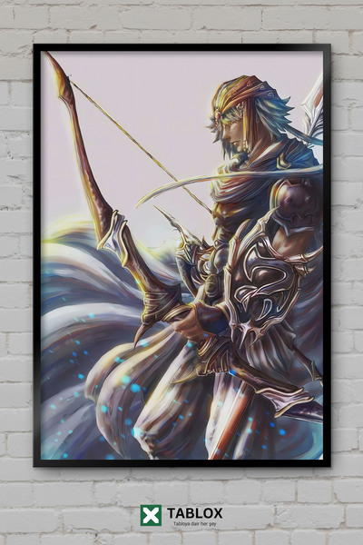 tablomaxtbx Αφίσα Firion Final Fantasy με χαρακτήρα πολεμιστή, διακοσμητικός ...