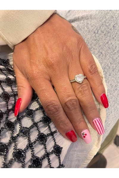 gozdeasutayaccessory Heart Solitaire Ring