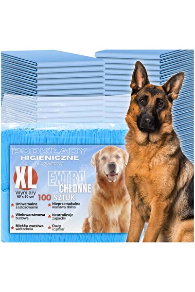 NO BRAND Aleze absorbante pentru animale de companie 60x60 cm 100 bucăți